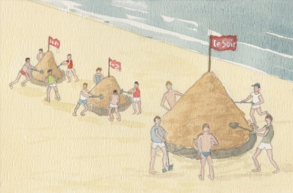 (c) Karel Dasseville - Le Soir aquarel