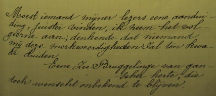 Laatste dagboeknotities anonieme Zeebrugse zuster