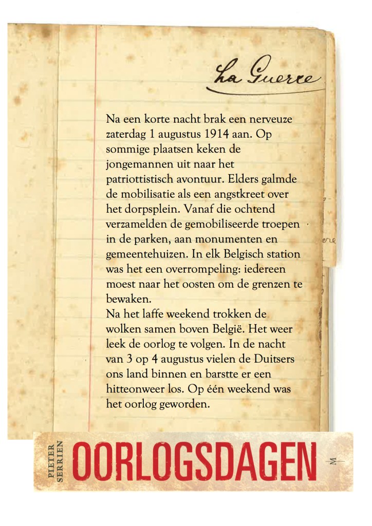 zwben weekend 1914 - Oorlogsdagen 1