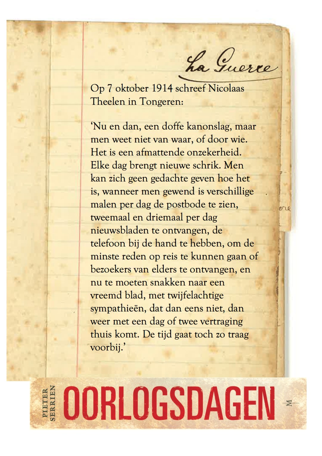 7 oktober 1914 - Oorlogsdagen 1