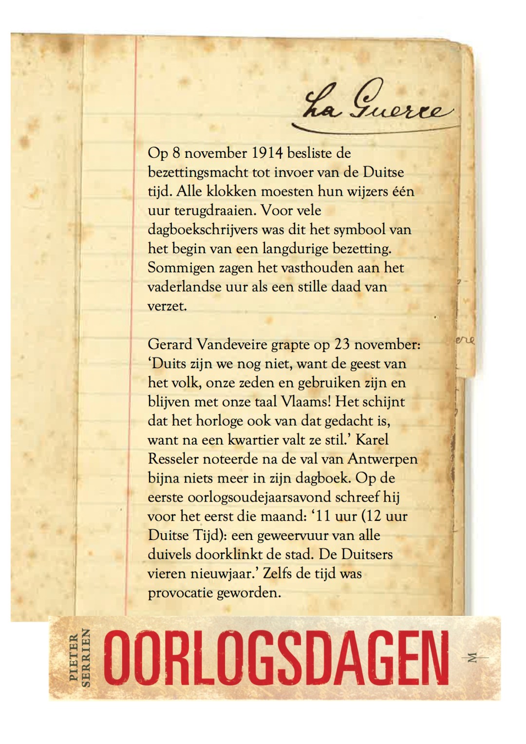 8 november 1914 - Oorlogsdagen 1