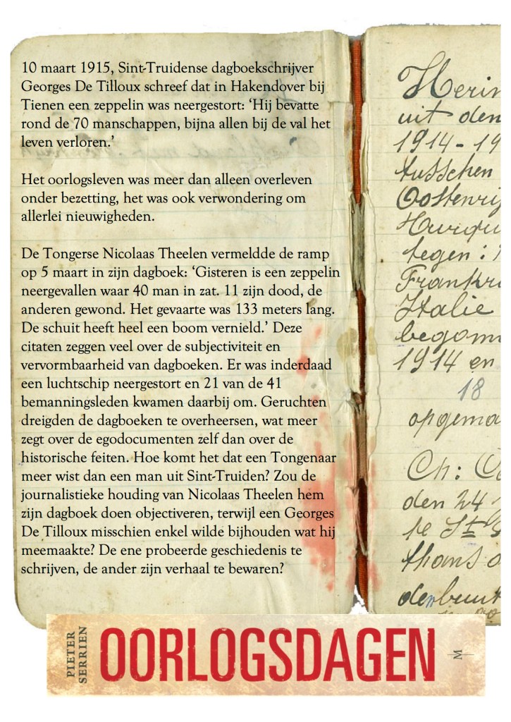 10 maart 1915 verwonderd - Oorlogsdagen 1