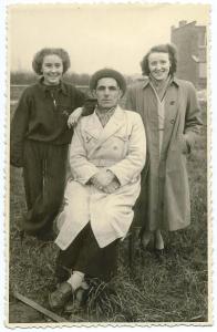 Eugeen Van Nuffel met dochter en vrouw