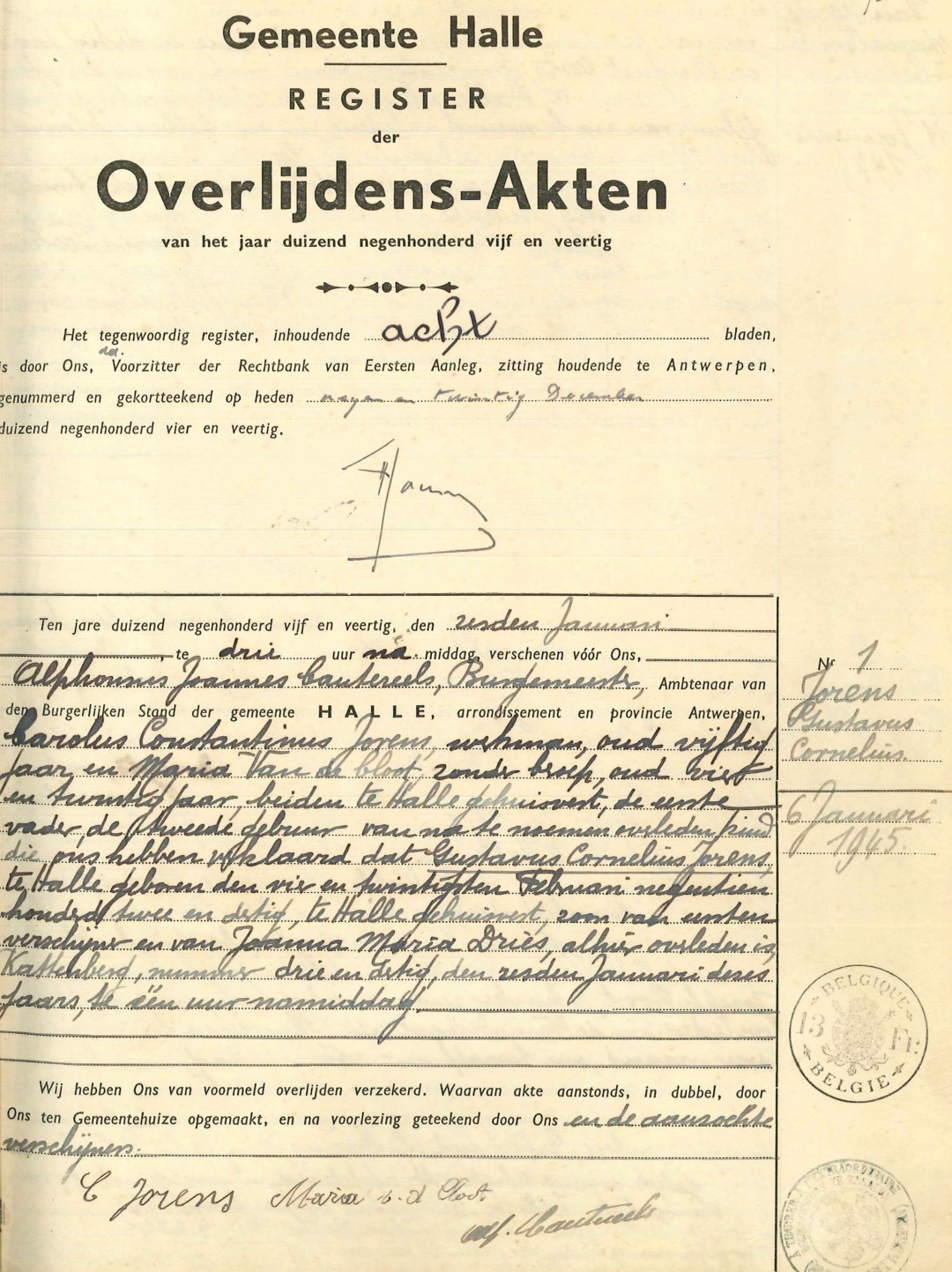 6-januari-1945-halle-kattenberg-overlijdingsakte